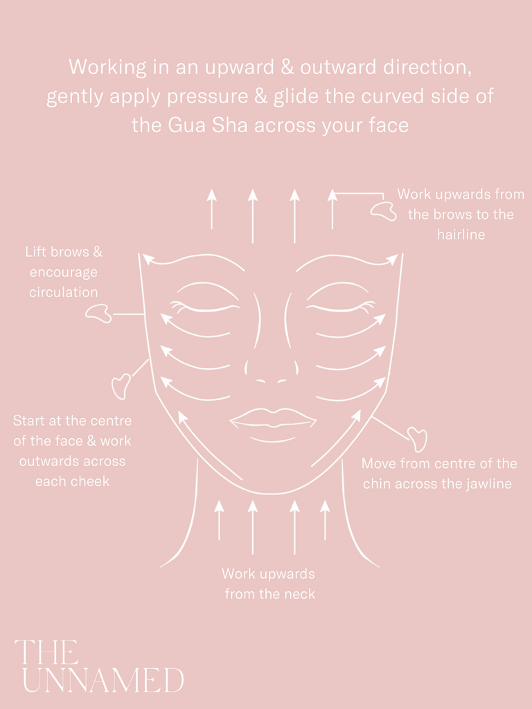The Unnamed Skincare Gua Sha Instructions